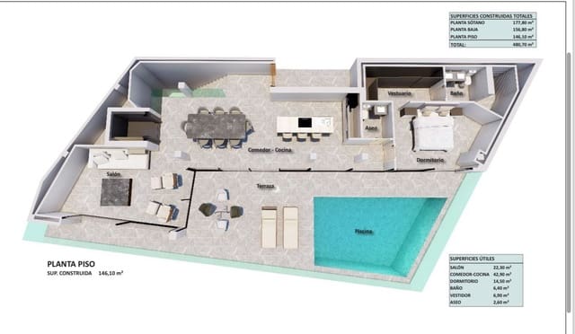 4 soveværelse Villa til salg i Costa d'en Blanes, Calvià med swimmingpool - € 3.980.000 (Ref: 8501058)