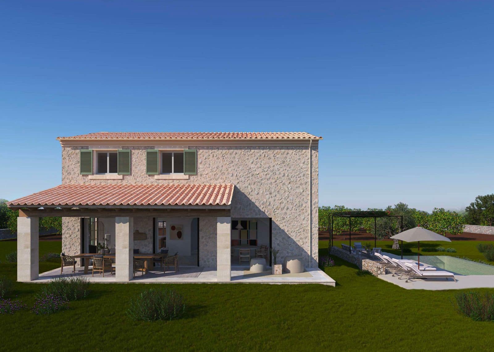 4 chambre Finca/Maison de Campagne à vendre à Buger avec piscine - 690 000 € (Ref: 9382008)