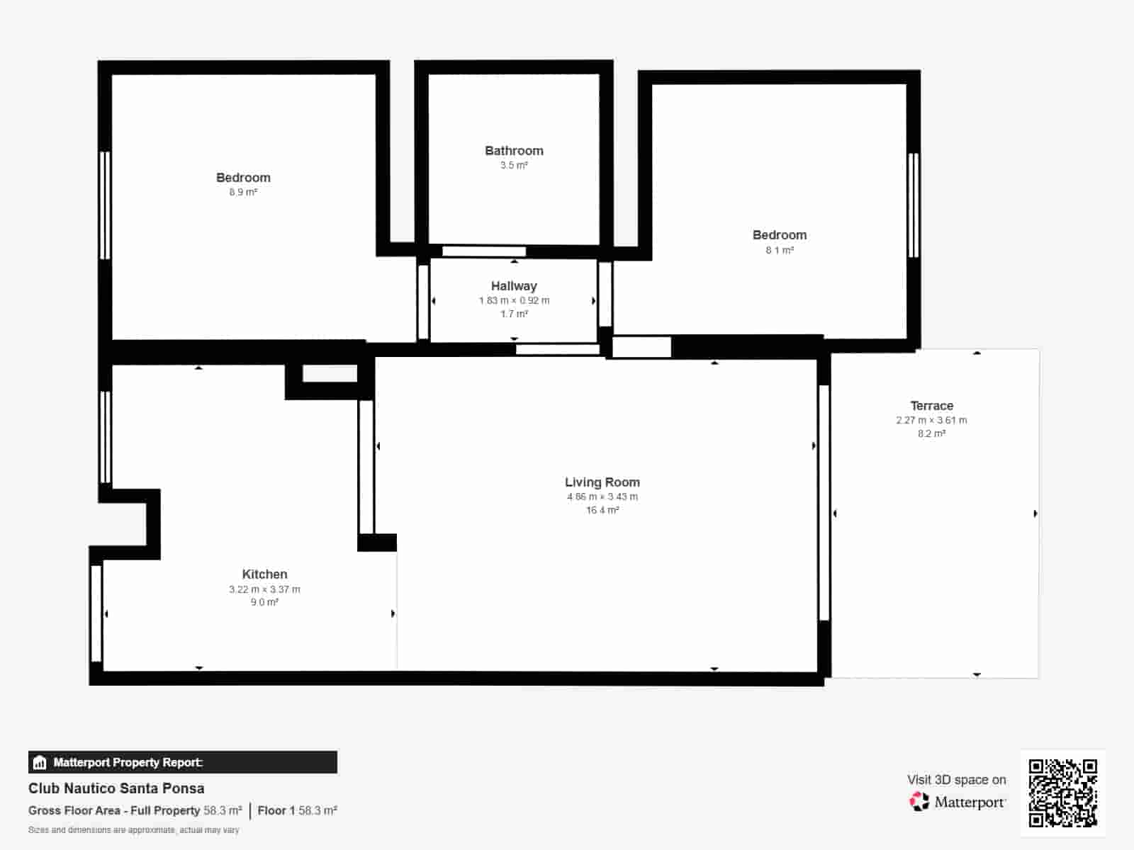 Ático de 2 habitaciones en Santa Ponsa en venta - 495.000 € (Ref: 9737768)