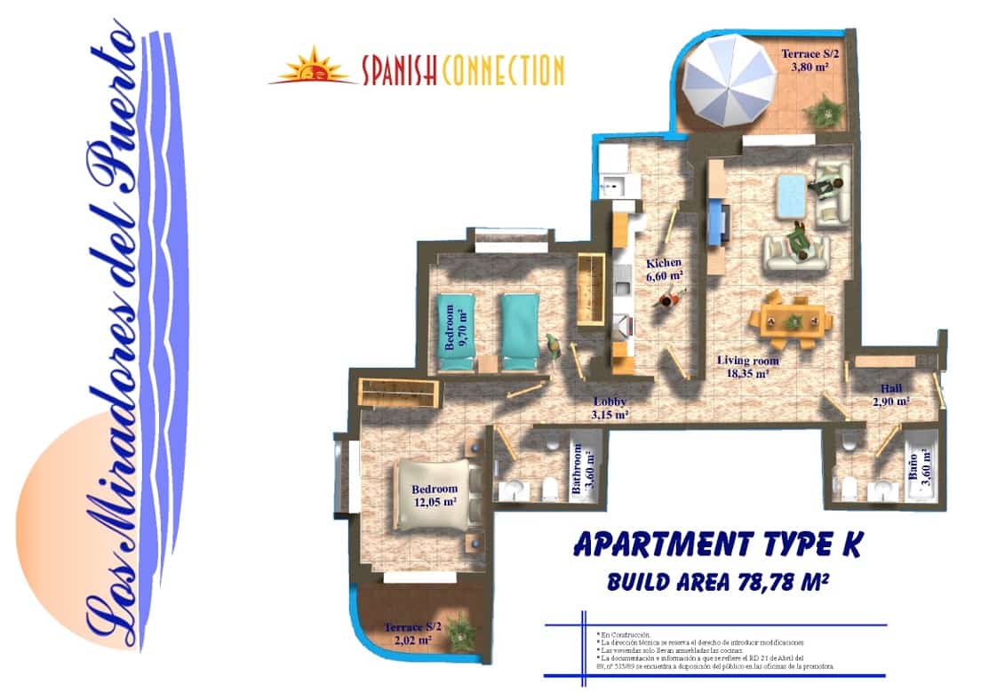 2 bedroom Apartment for sale in La Manga del Mar Menor with pool garage - € 175,000 (Ref: 9263265)