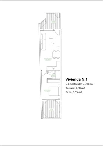 1 makuuhuone Bungalow myytävänä paikassa San Pedro del Pinatar mukana uima-altaan 
autotalli - 179 900 € (Ref: 9291013)