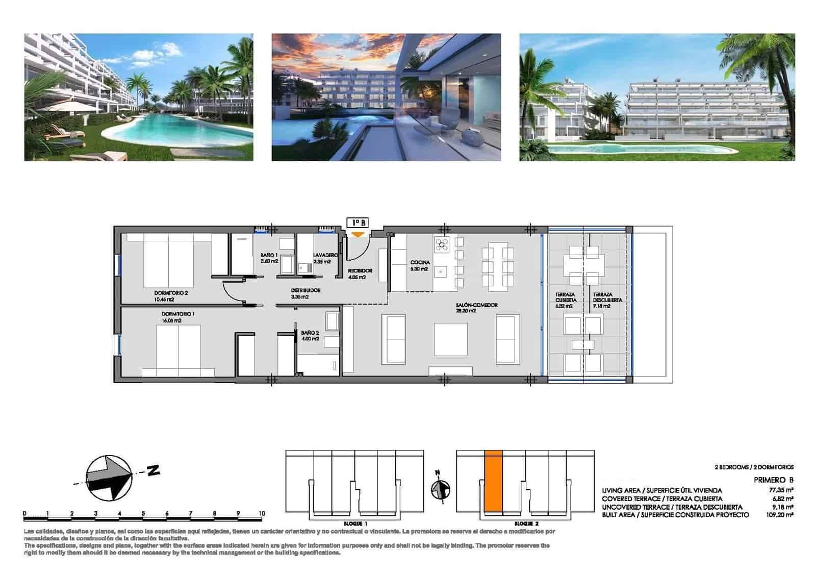 2 bedroom Apartment for sale in Mar de Cristal with pool garage - € 280,000 (Ref: 9291022)