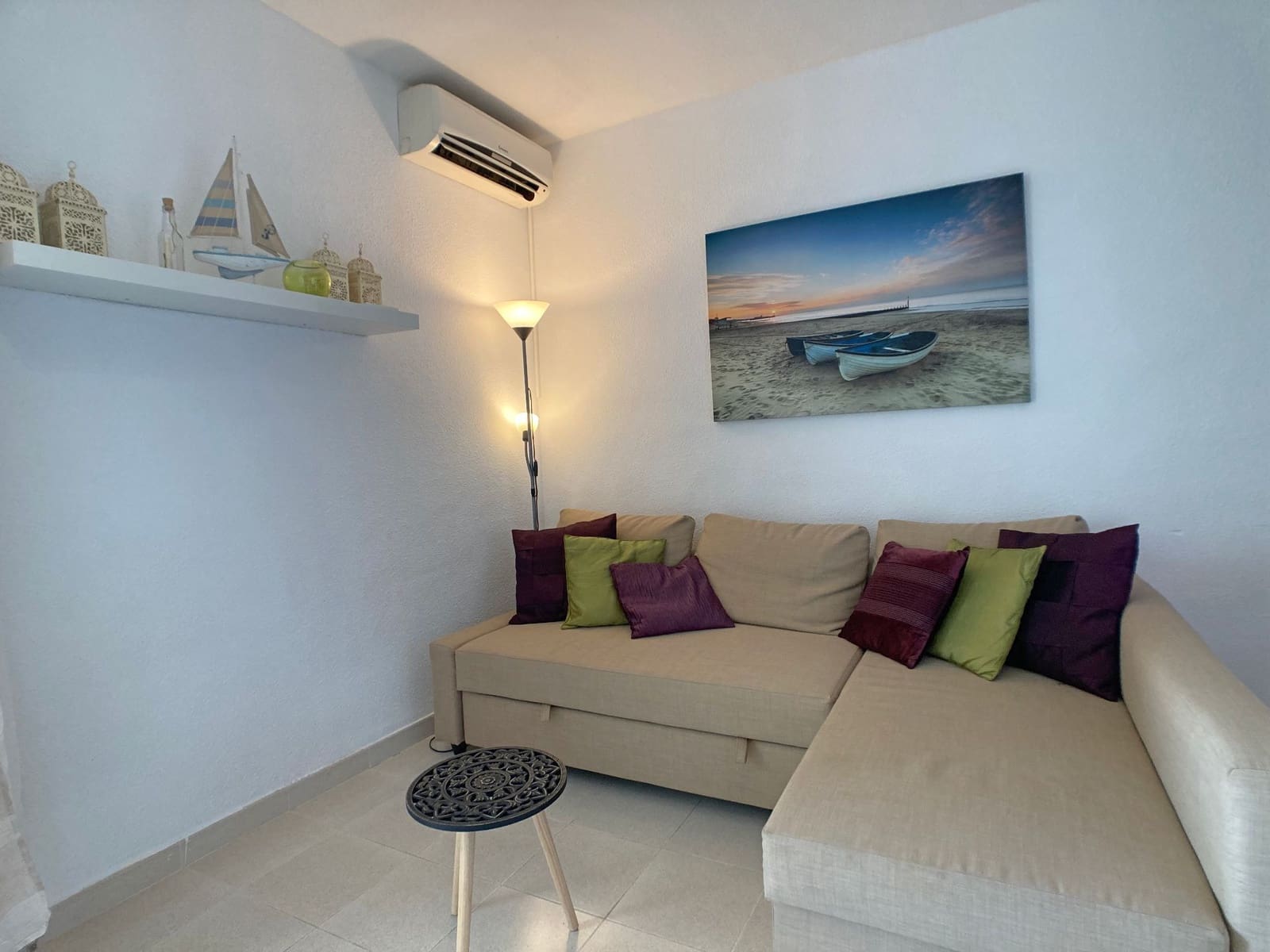Apartamento de 1 habitación en La Manga del Mar Menor en alquiler con piscina - 600 € (Ref: 9658371)