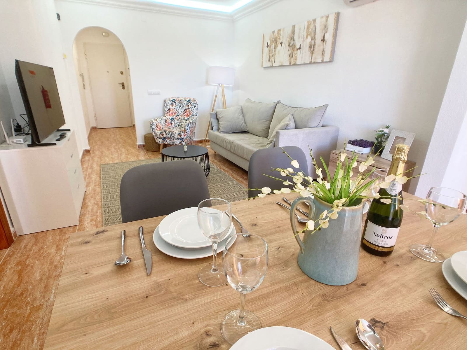 2 soverom Leilighet til leie i La Manga del Mar Menor med svømmebasseng - € 2 030 (Ref: 9751634)