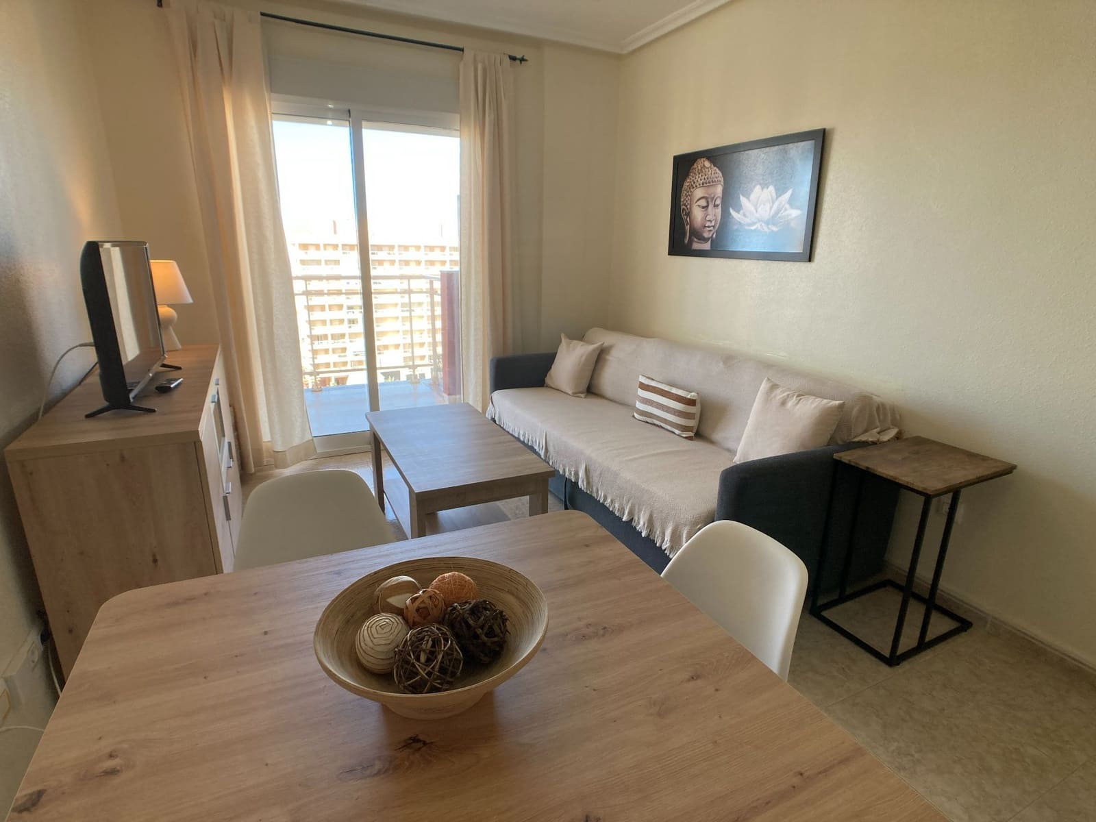 1 quarto Apartamento para venda em La Manga del Mar Menor com piscina - 135 000 € (Ref: 9813681)