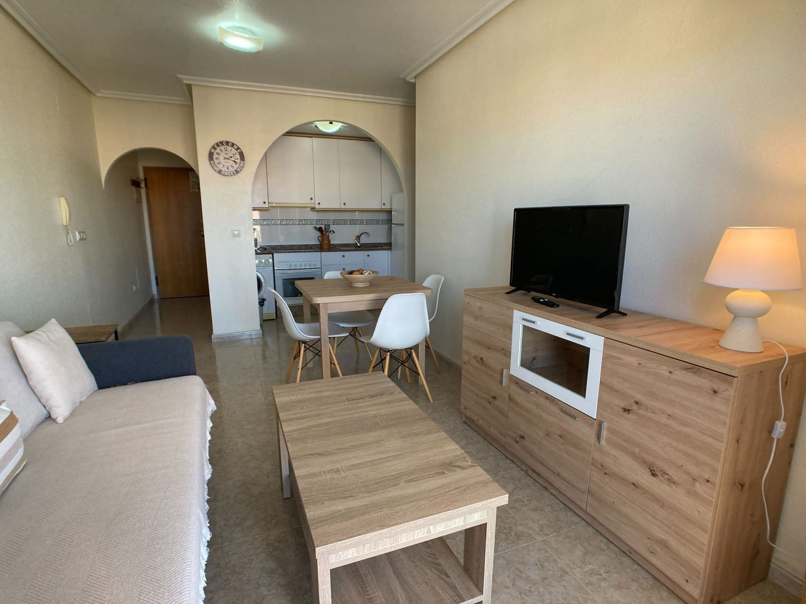 1 quarto Apartamento para venda em La Manga del Mar Menor com piscina - 135 000 € (Ref: 9813681)