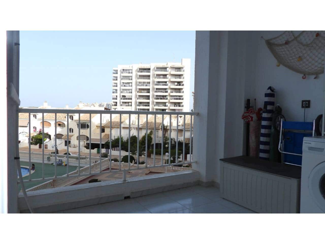 1 makuuhuone Asunto myytävänä paikassa La Manga del Mar Menor mukana uima-altaan - 130 000 € (Ref: 10150194)