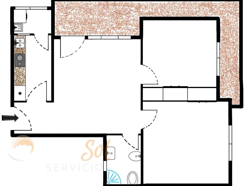 2 quarto Apartamento para venda em Mar de Cristal - 115 000 € (Ref: 10131418)