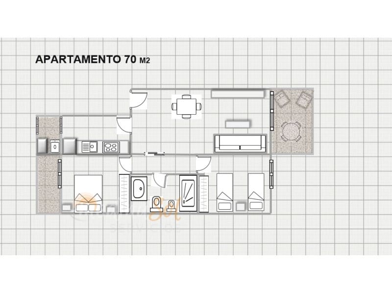 2 bedroom Apartment for sale in La Manga del Mar Menor - € 160,000 (Ref: 10148488)