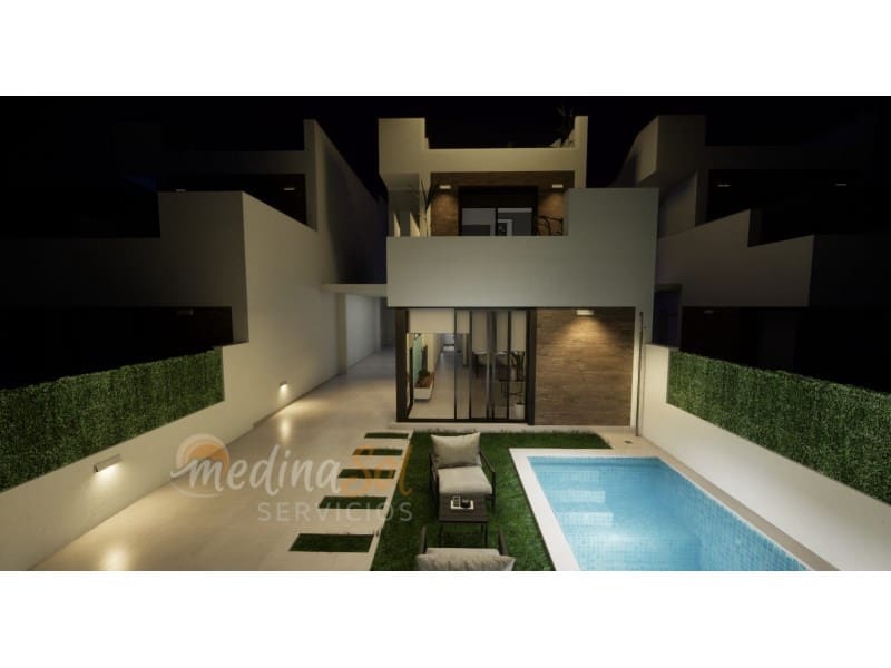 3 sovrum Villa till salu i Los Alcazares med pool - 419 900 € (Ref: 9799122)