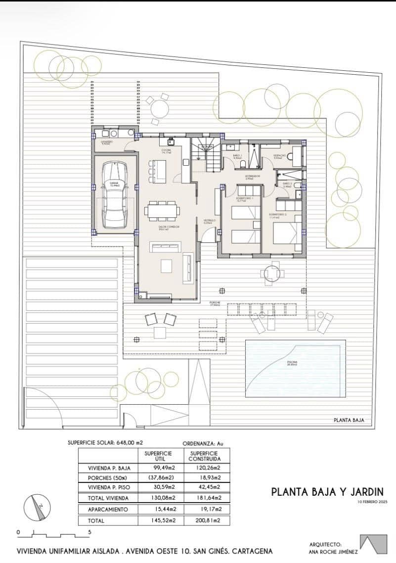 3 camera da letto Villa in vendita in La Azohia con piscina garage - 625.000 € (Rif: 10064659)