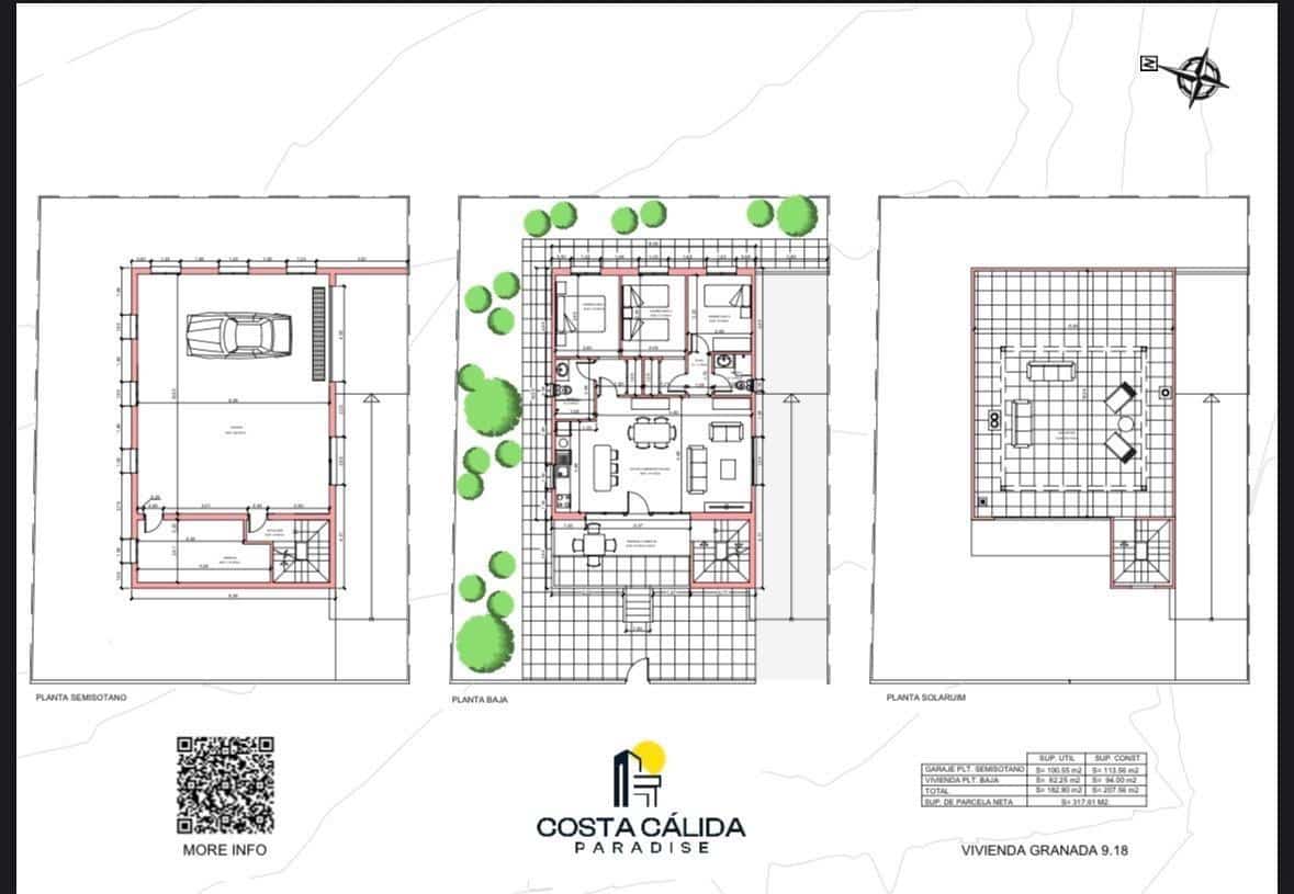 3 sypialnia Willa na sprzedaż w Mazarron z basenem garażem - 369 000 € (Ref: 10131984)