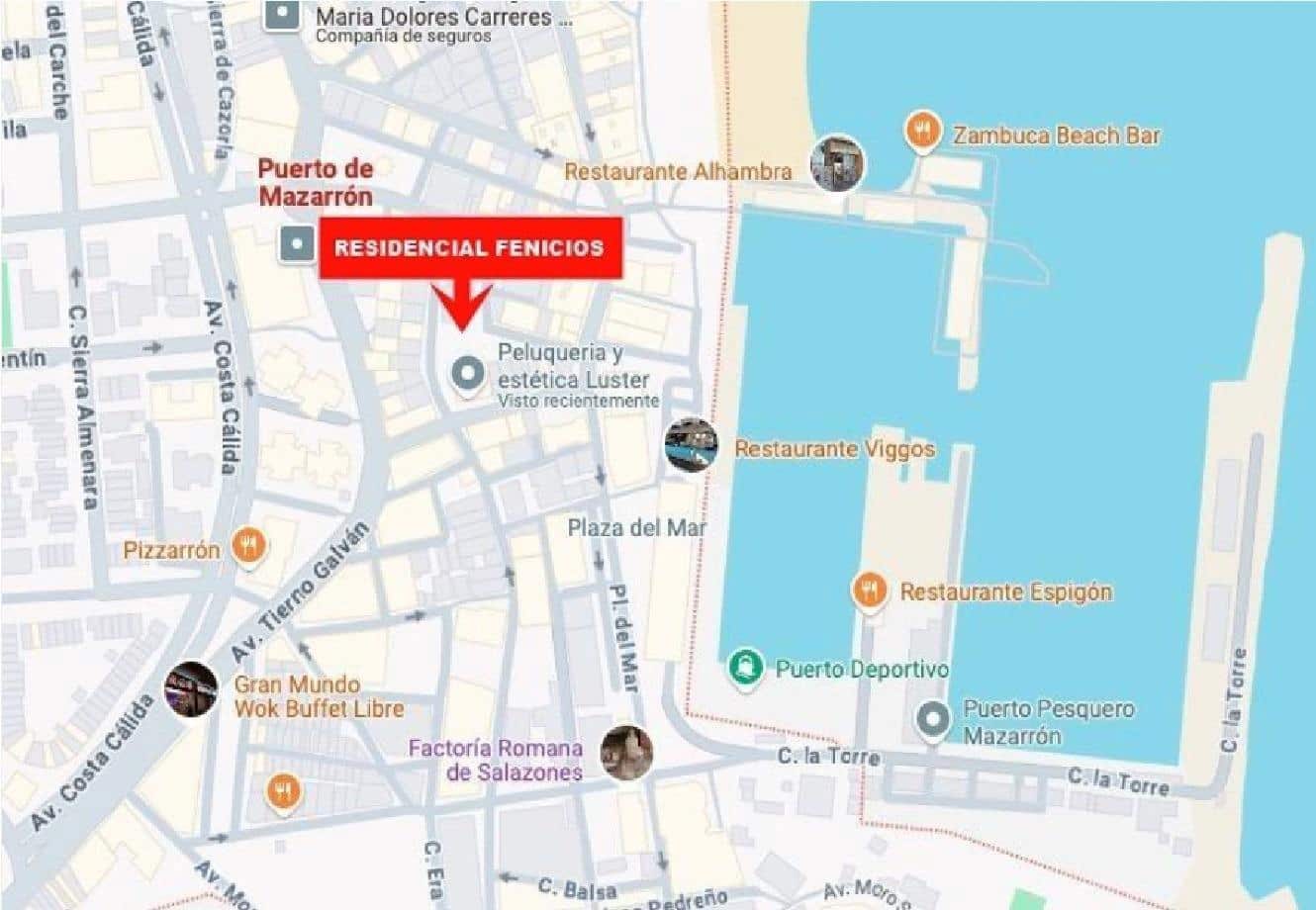 3 soveværelse Lejlighed til salg i Puerto de Mazarron med garage - € 218.000 (Ref: 9114034)