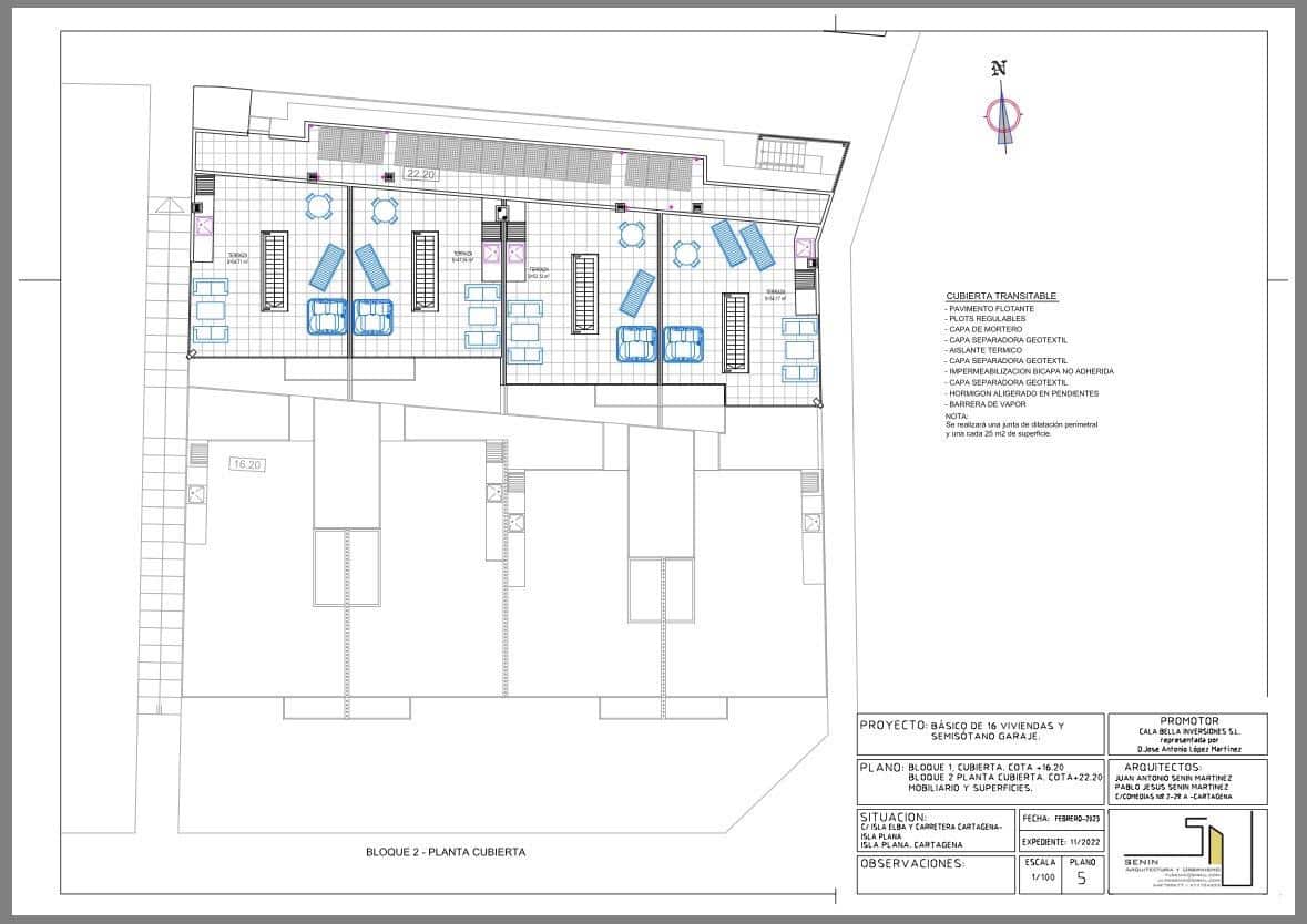 2 sovrum Takvåning till salu i Isla Plana med garage - 390 000 € (Ref: 9799176)