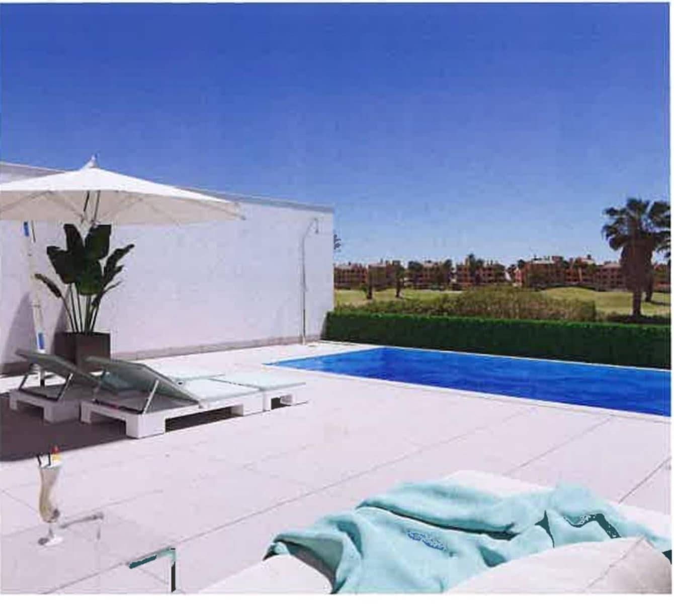 3 makuuhuone Omakotitalo myytävänä paikassa Los Alcazares mukana uima-altaan 
autotalli - 357 000 € (Ref: 9420691)