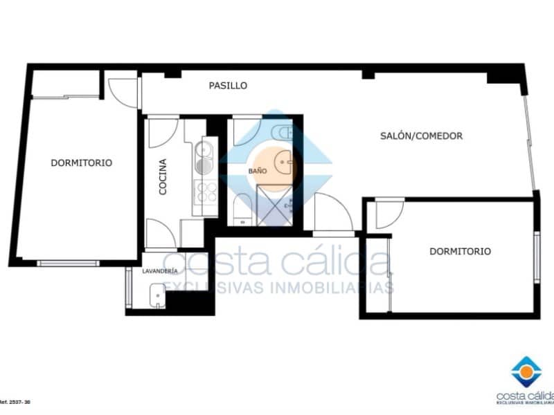 2 Zimmer Wohnung zu verkaufen in Puerto de Mazarron - 140.000 € (Ref: 10026969)