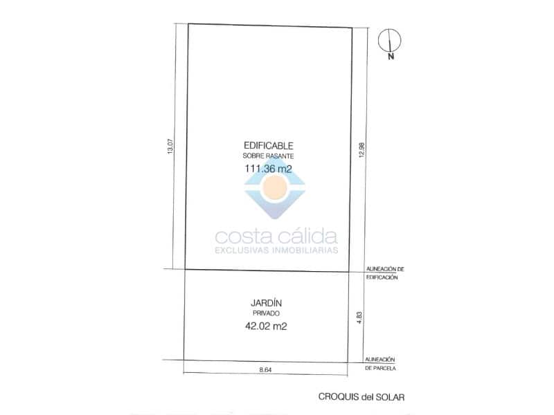 Byggegrund til salg i La Alberca - € 185.000 (Ref: 8475226)