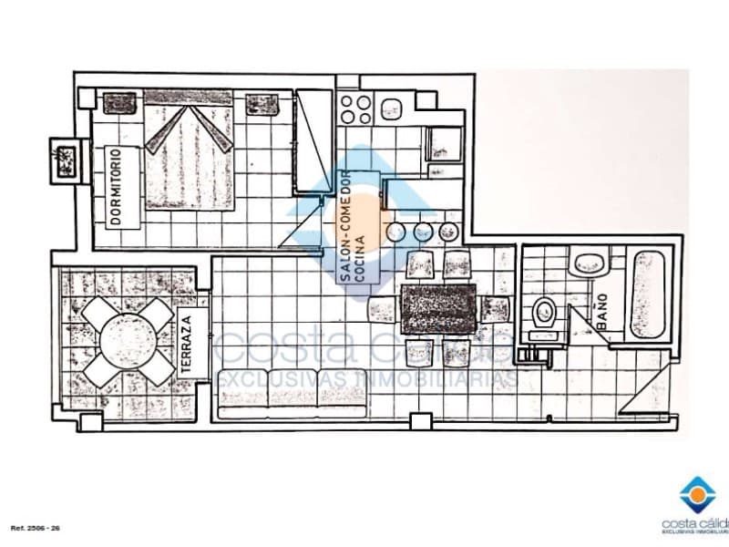 1 Zimmer Wohnung zu verkaufen in Bolnuevo mit Garage - 120.000 € (Ref: 9815745)