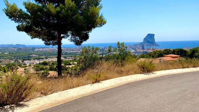 Byggetomt til salgs i Oltamar - Cucarres, Calpe / Calp - € 350 000 (Ref: 7340133)