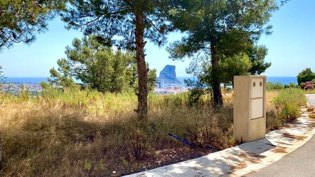 Byggetomt til salgs i Oltamar - Cucarres, Calpe / Calp - € 350 000 (Ref: 7340133)