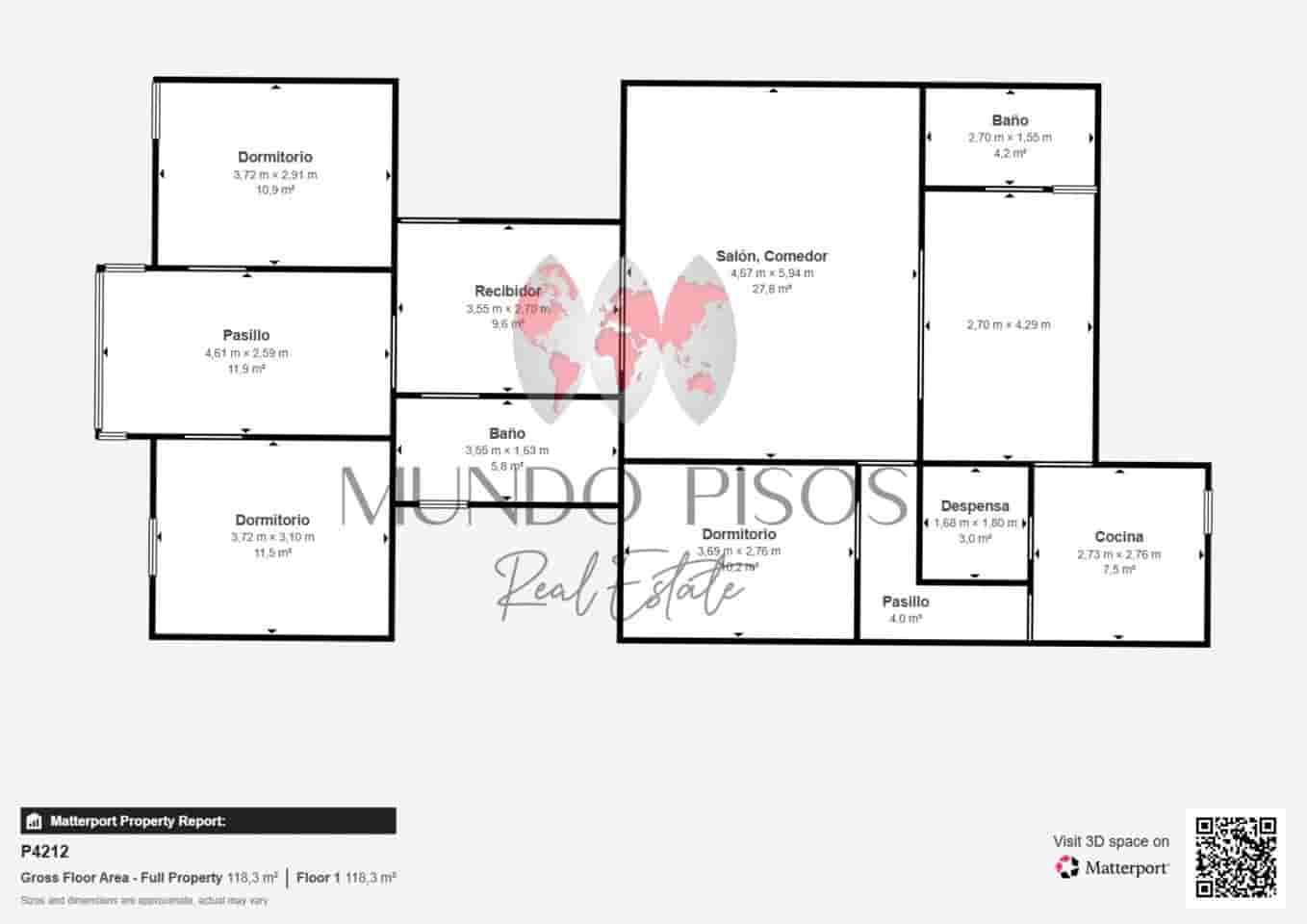3 quarto Apartamento para venda em Palma de Mallorca - 469 000 € (Ref: 10045929)
