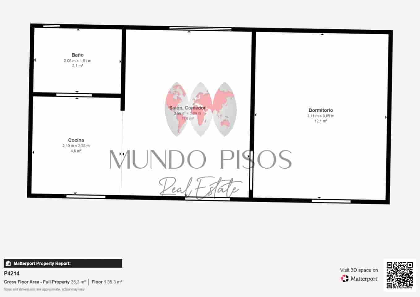 4 soveværelse Lejlighed til salg i Palma de Mallorca - € 999.999 (Ref: 10113478)