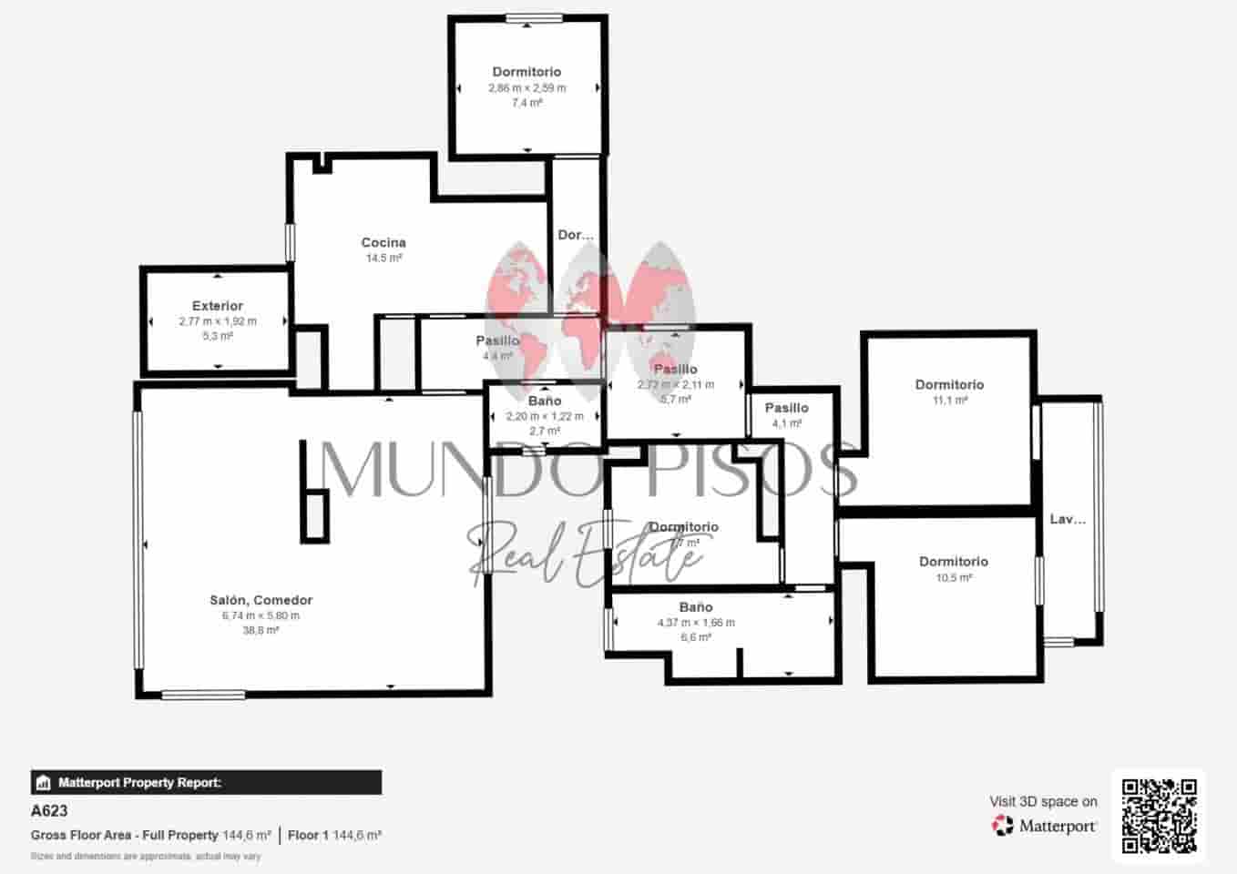 4 makuuhuone Asunto myytävänä paikassa Palma de Mallorca - 465 000 € (Ref: 10147990)
