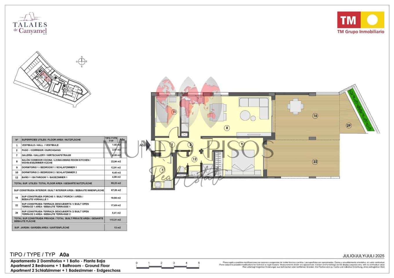 2 soverom Leilighet til salgs i Canyamel med svømmebasseng garasje - € 436 000 (Ref: 10176005)
