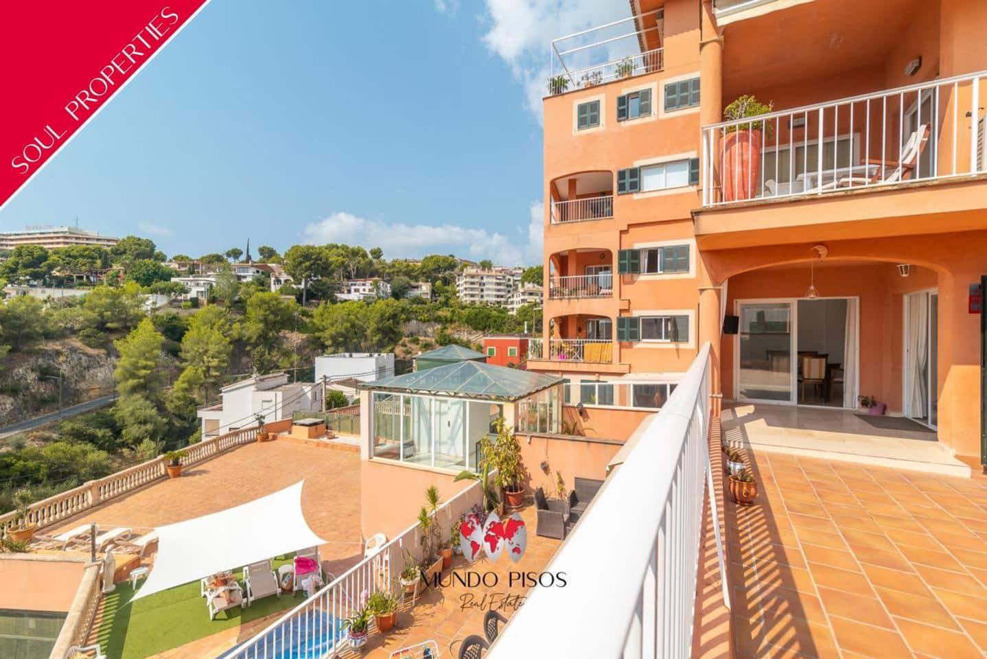 Piso de 3 habitaciones en Palma de Mallorca en venta con piscina garaje - 599.000 € (Ref: 9192667)