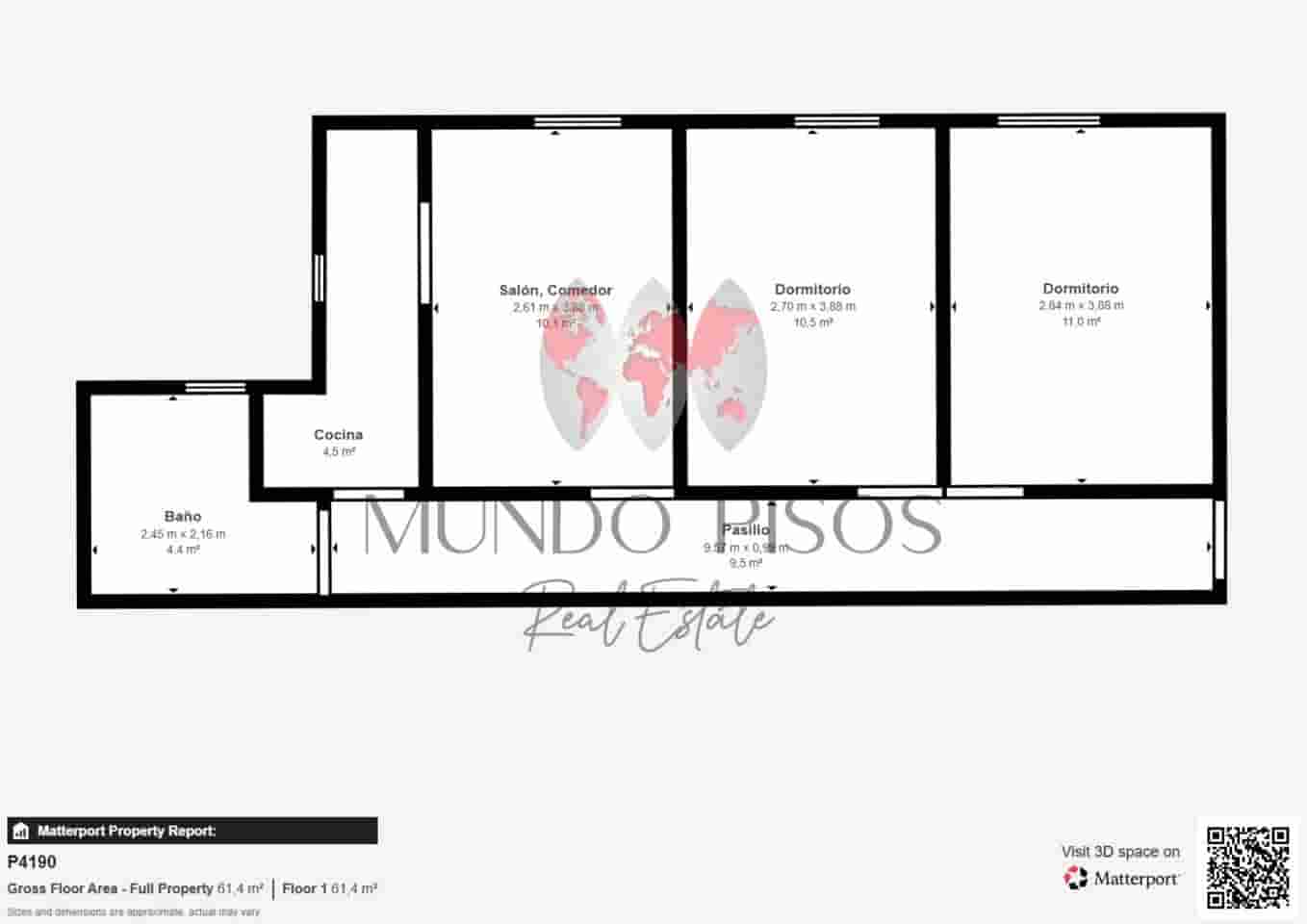 2 camera da letto Appartamento in vendita in Palma de Mallorca - 340.000 € (Rif: 9624033)