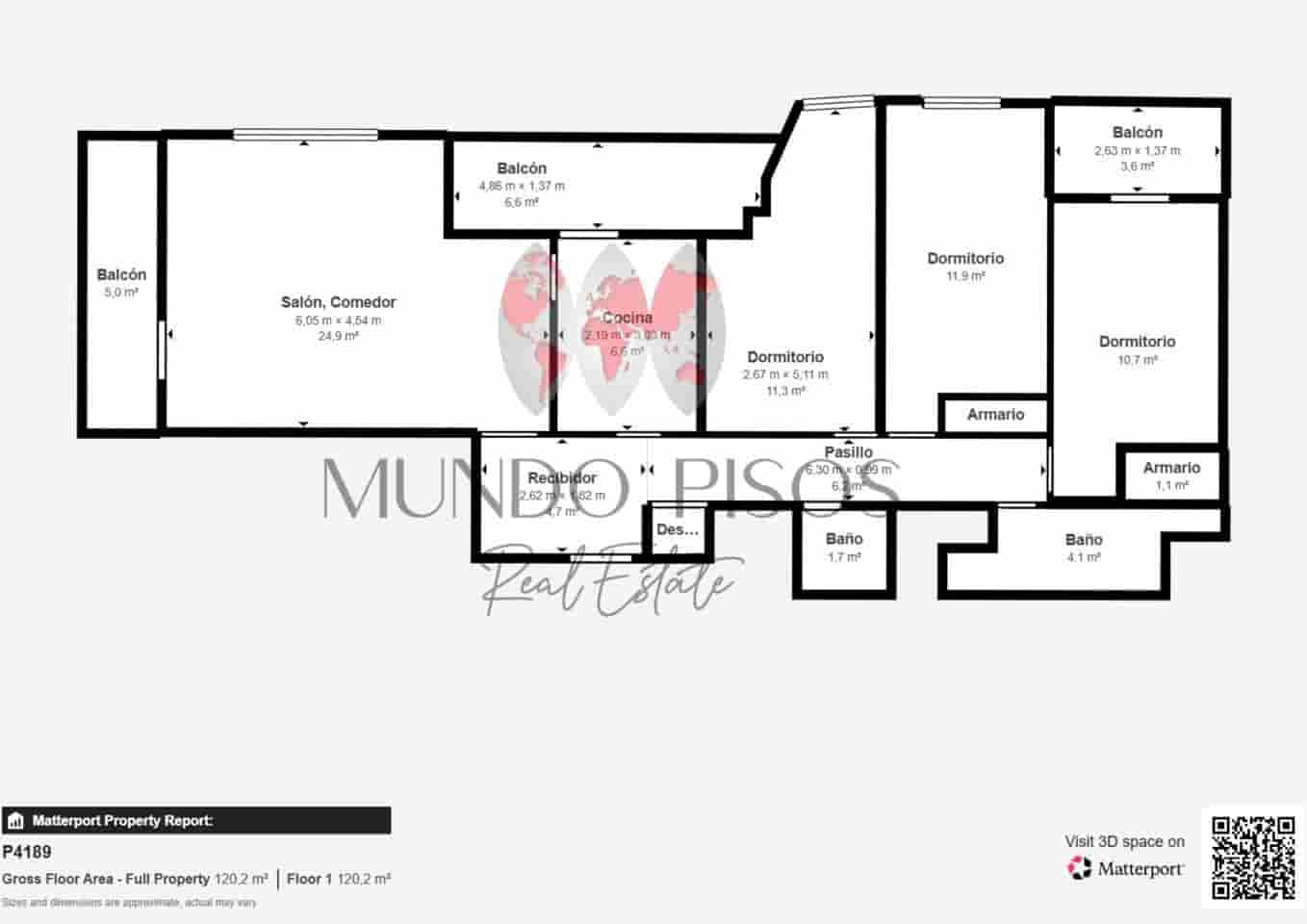 3 bedroom Flat for sale in Palma de Mallorca with garage - € 475,000 (Ref: 9787653)