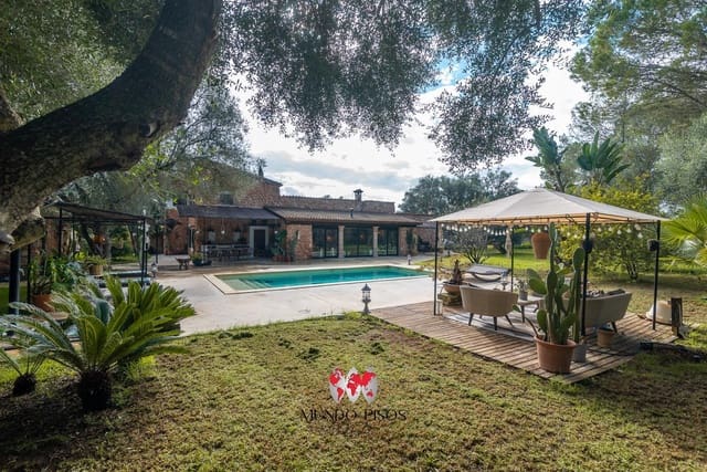 5 sovrum Finca/Hus på landet till salu i Sencelles med pool garage - 1 599 000 € (Ref: 9821331)