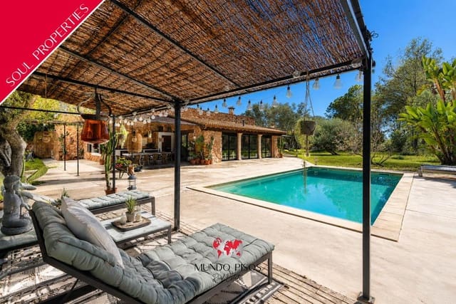 5 soverom Finca/Herregård til salgs i Sencelles med svømmebasseng garasje - € 1 599 000 (Ref: 9821331)