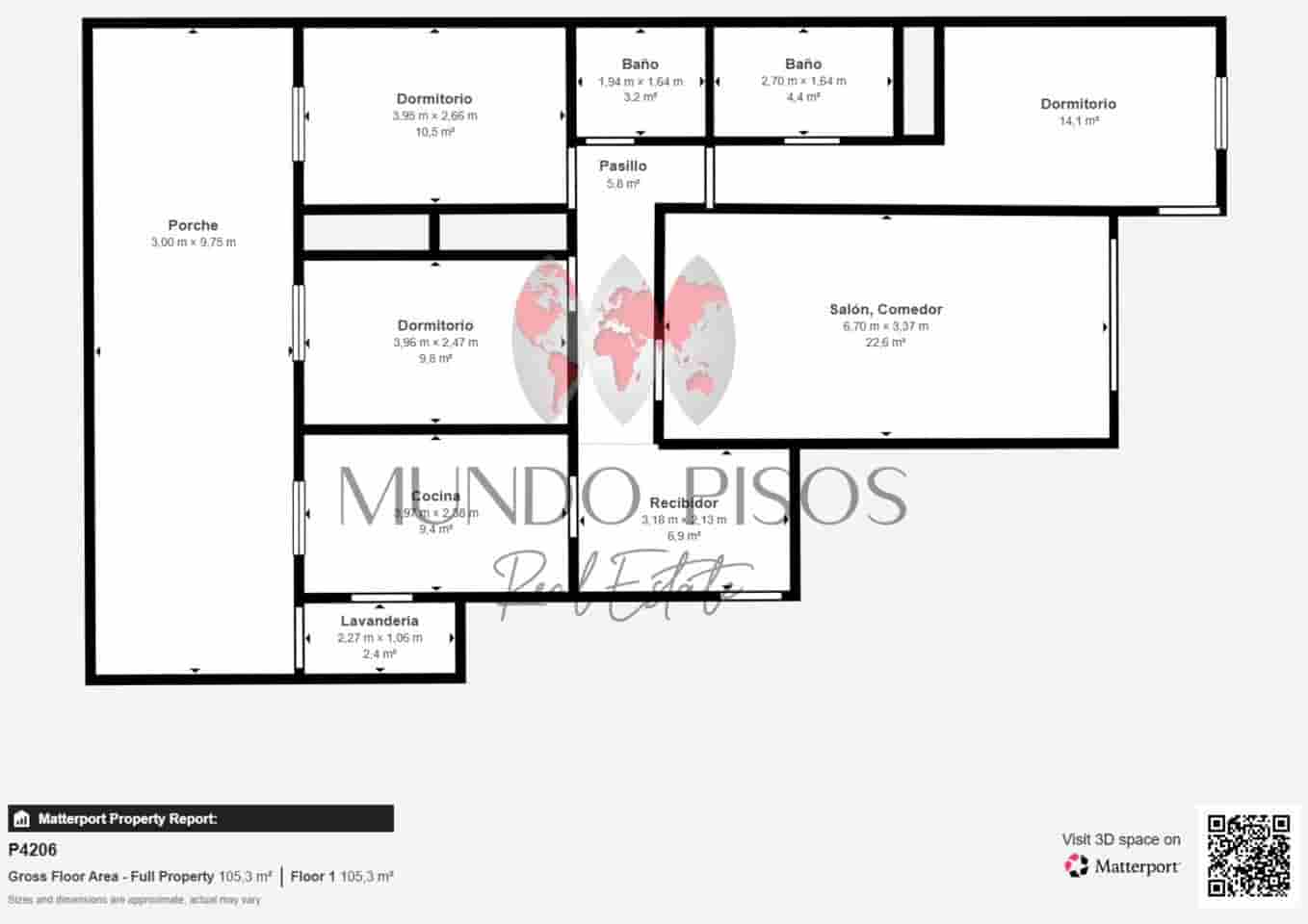 3 bedroom Flat for sale in Palma de Mallorca with garage - € 595,000 (Ref: 9932375)