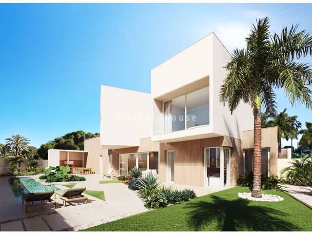 Chalet de 3 habitaciones en Dehesa de Campoamor, Orihuela en venta con piscina - 1.490.000 € (Ref: 10014929)