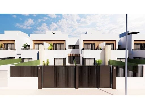 Pareado de 3 habitaciones en Santiago de la Ribera, San Javier en venta con piscina - 369.000 € (Ref: 10014938)