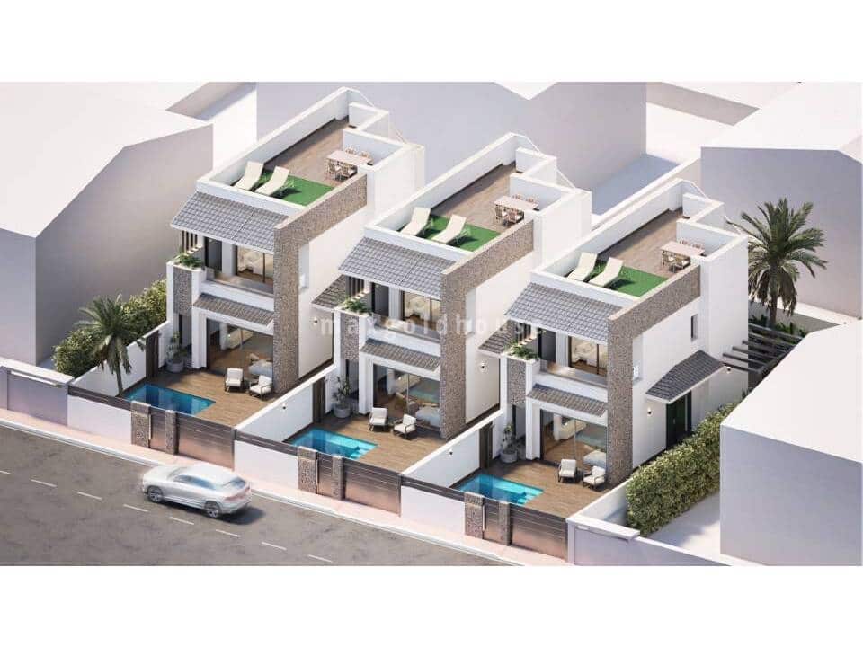3 quarto Moradia para venda em San Pedro del Pinatar com piscina - 479 900 € (Ref: 10071839)