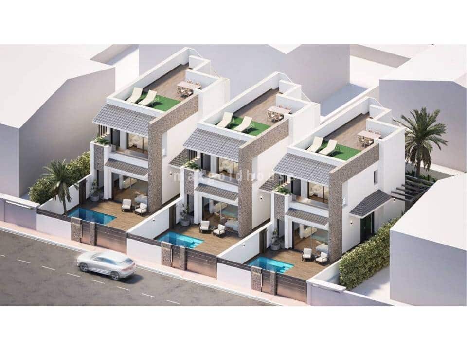 Chalet de 3 habitaciones en San Pedro del Pinatar en venta con piscina - 479.900 € (Ref: 9452973)