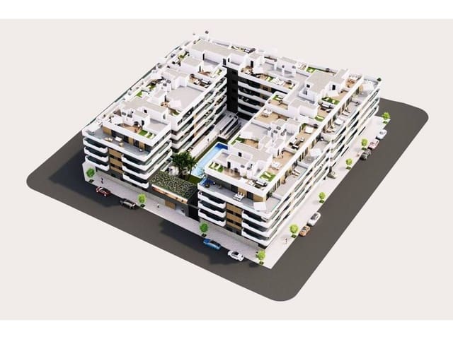 3 soveværelse Lejlighed til salg i Santa Pola med swimmingpool - € 315.000 (Ref: 9488538)