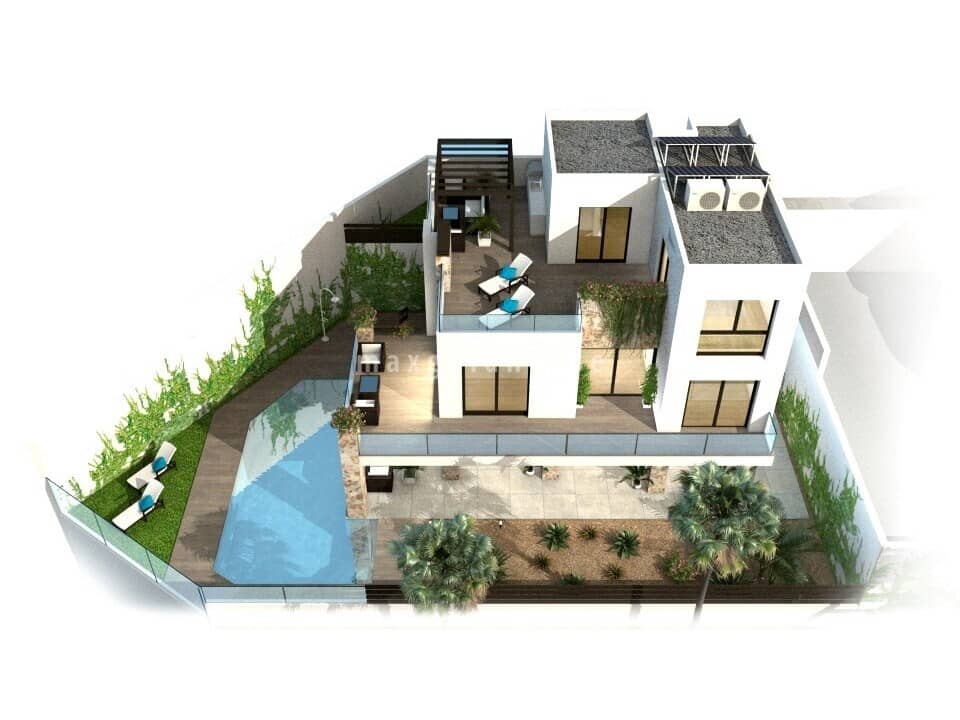 3 Zimmer Villa zu verkaufen in Ciudad Quesada mit Pool - 852.000 € (Ref: 9590366)