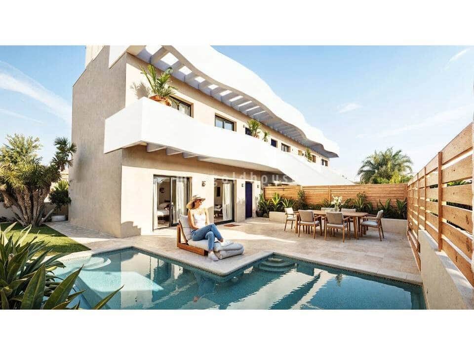 3 makuuhuone Huoneisto myytävänä paikassa Pilar de la Horadada mukana uima-altaan - 369 900 € (Ref: 9764904)