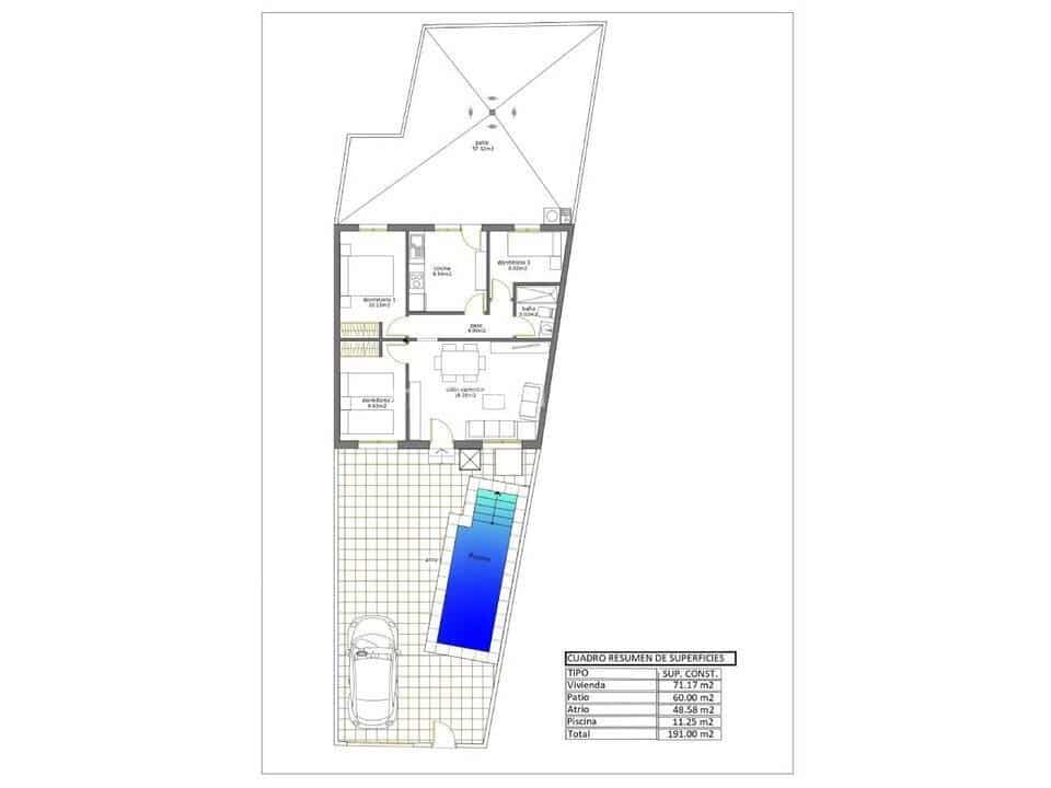 3 soveværelse Byhus til salg i San Javier med swimmingpool - € 270.000 (Ref: 9841590)
