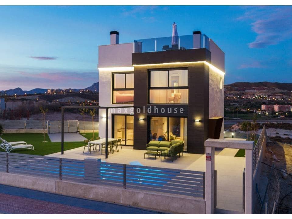 3 sypialnia Willa na sprzedaż w Muchamiel / Mutxamel z basenem - 450 000 € (Ref: 9857931)