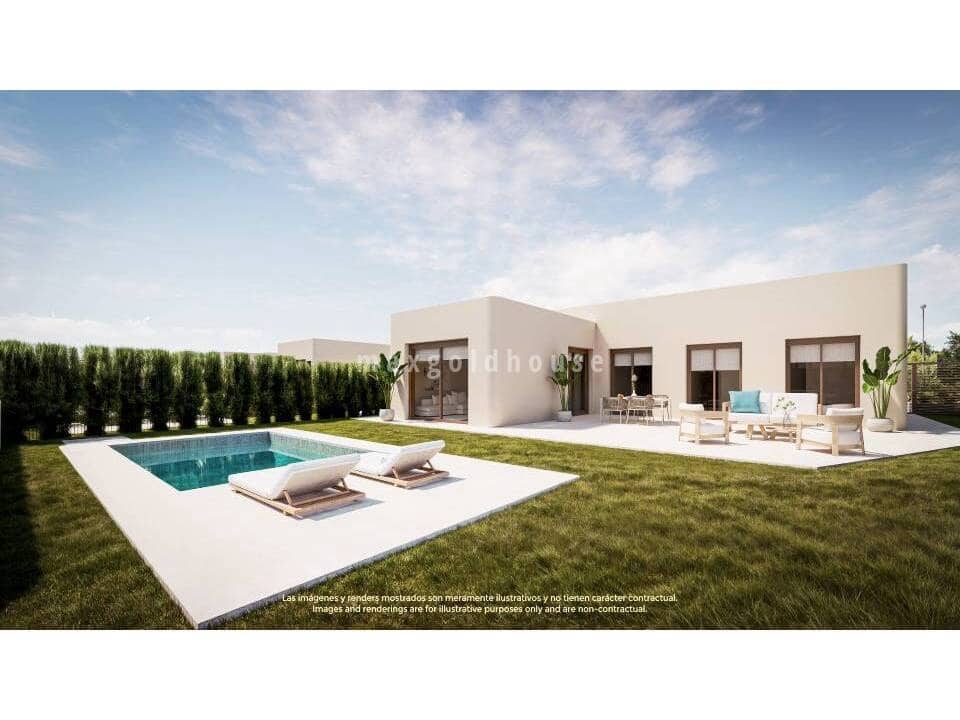 Chalet de 3 habitaciones en Corvera en venta con piscina - 482.000 € (Ref: 9995387)