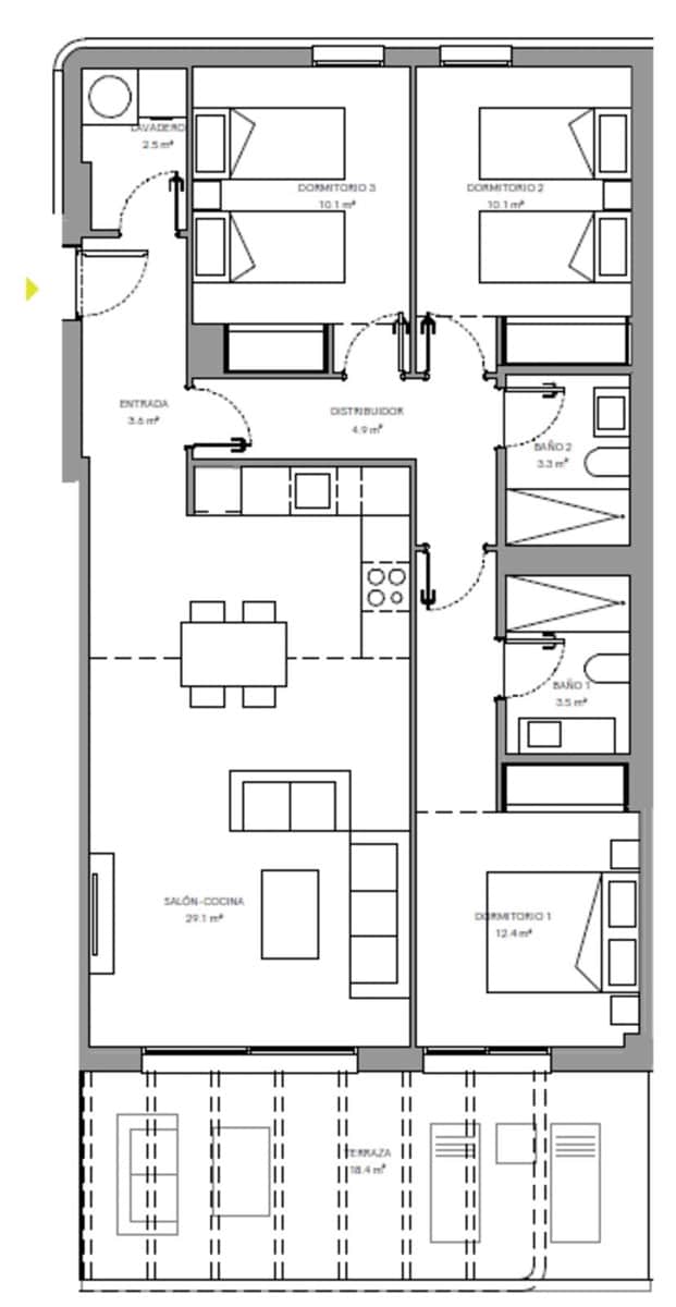 3 chambre Appartement à vendre à La Cala de Mijas avec piscine garage - 635 000 € (Ref: 9716699)