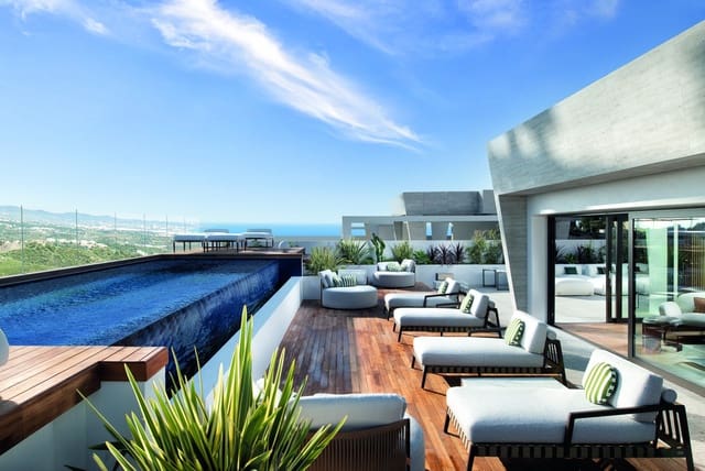 3 soveværelse Penthouse til salg i Golden Mile, Marbella med swimmingpool garage - € 4.450.000 (Ref: 6120410)