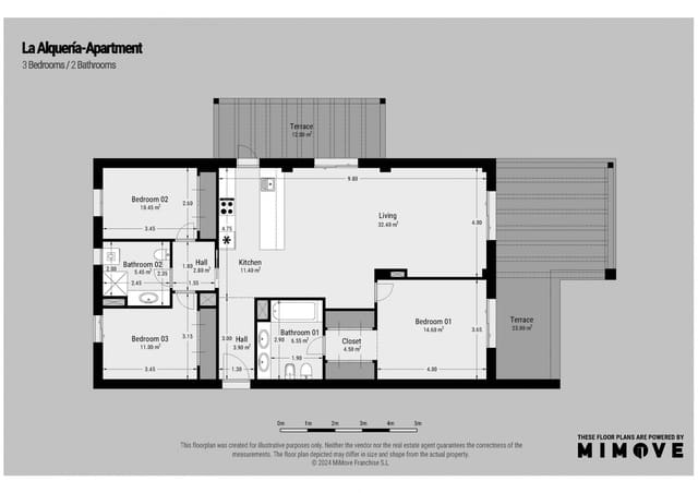 3 slaapkamer Penthouse te koop in El Paraíso, Benahavís met zwembad garage - € 795.000 (Ref: 9219878)
