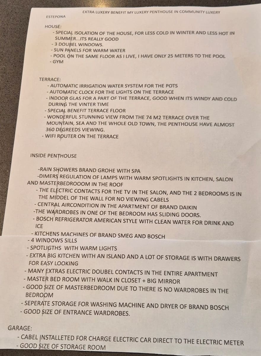 2 sovrum Takvåning till salu i Estepona med pool garage - 1 595 000 € (Ref: 9382522)