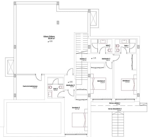 3 soverom Villa til salgs i Montemayor - Marbella Club, Benahavís med svømmebasseng garasje - € 2 395 000 (Ref: 9398306)