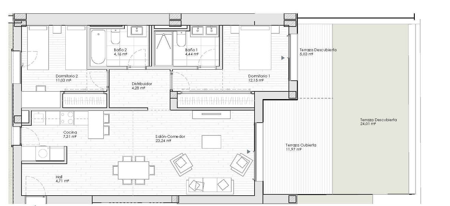 2 soverom Leilighet til salgs i Estepona med svømmebasseng garasje - € 550 000 (Ref: 9450110)